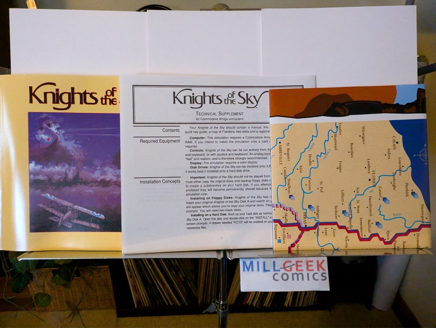 Knights of the Sky, Amiga Big Box NO DISCS JD