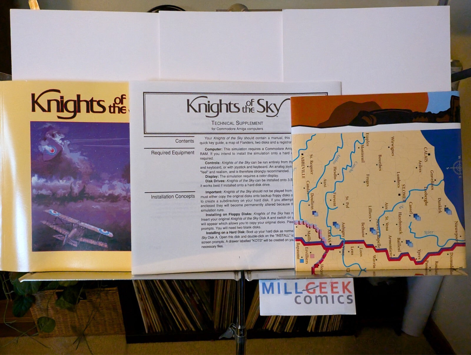 Knights of the Sky, Amiga Big Box NO DISCS JD
