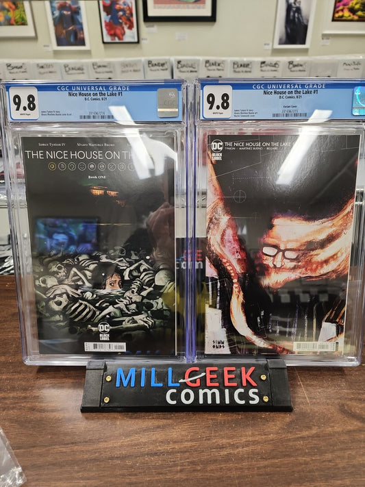 Nice House on the Lake #1 set - BOTH CGC 9.8! Cover A+B - James T 1st print DC