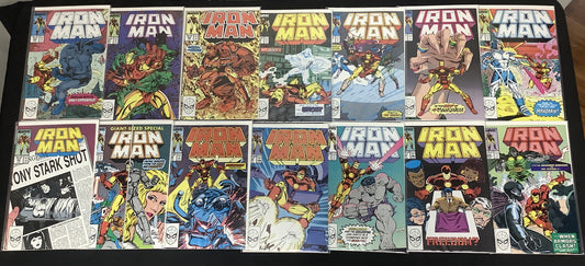 Iron Man #222-249 Comic Lot, Marvel, Michelinie Layton, Armor Wars