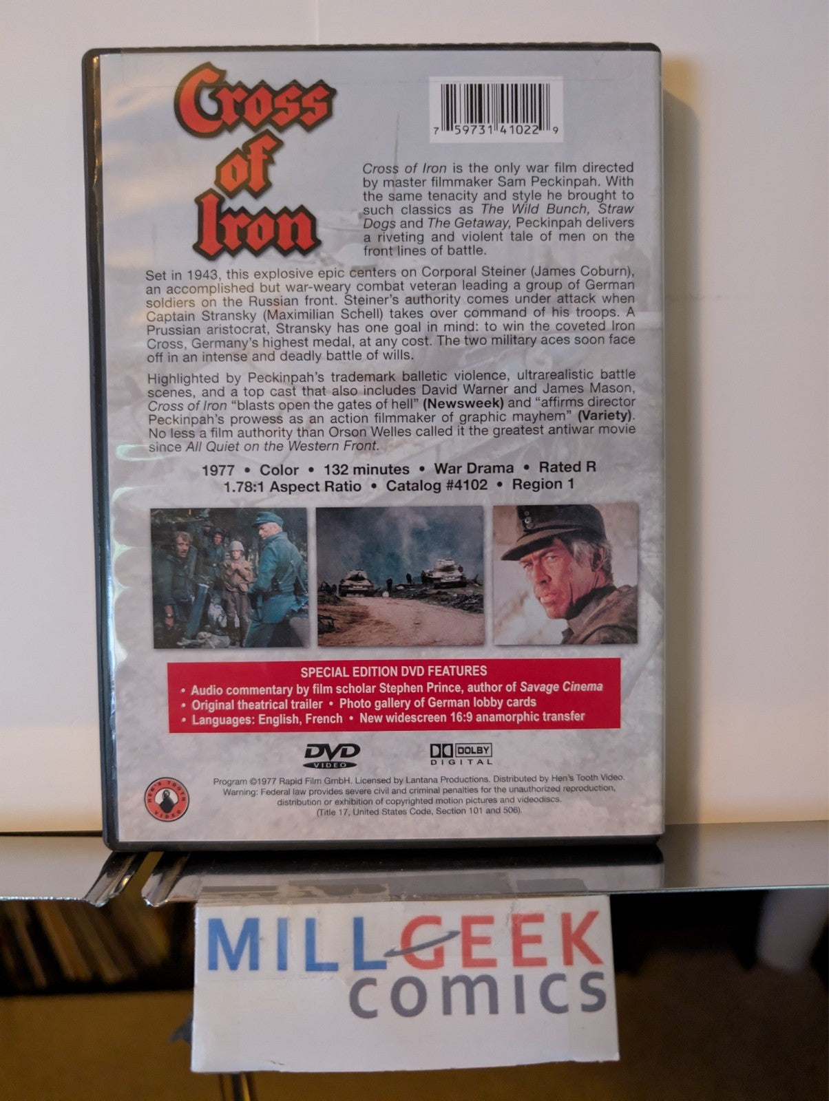 Mister Roberts / Cross of Iron, 2 Movie Set (DVD) Like New-JD