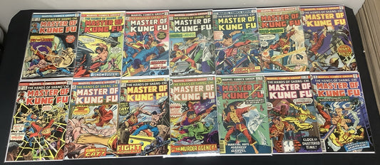 Master Of Kung Fu #30-43 Comic Lot, Vol.1, Doug Moench/Paul Gulacy, Shang-Chi