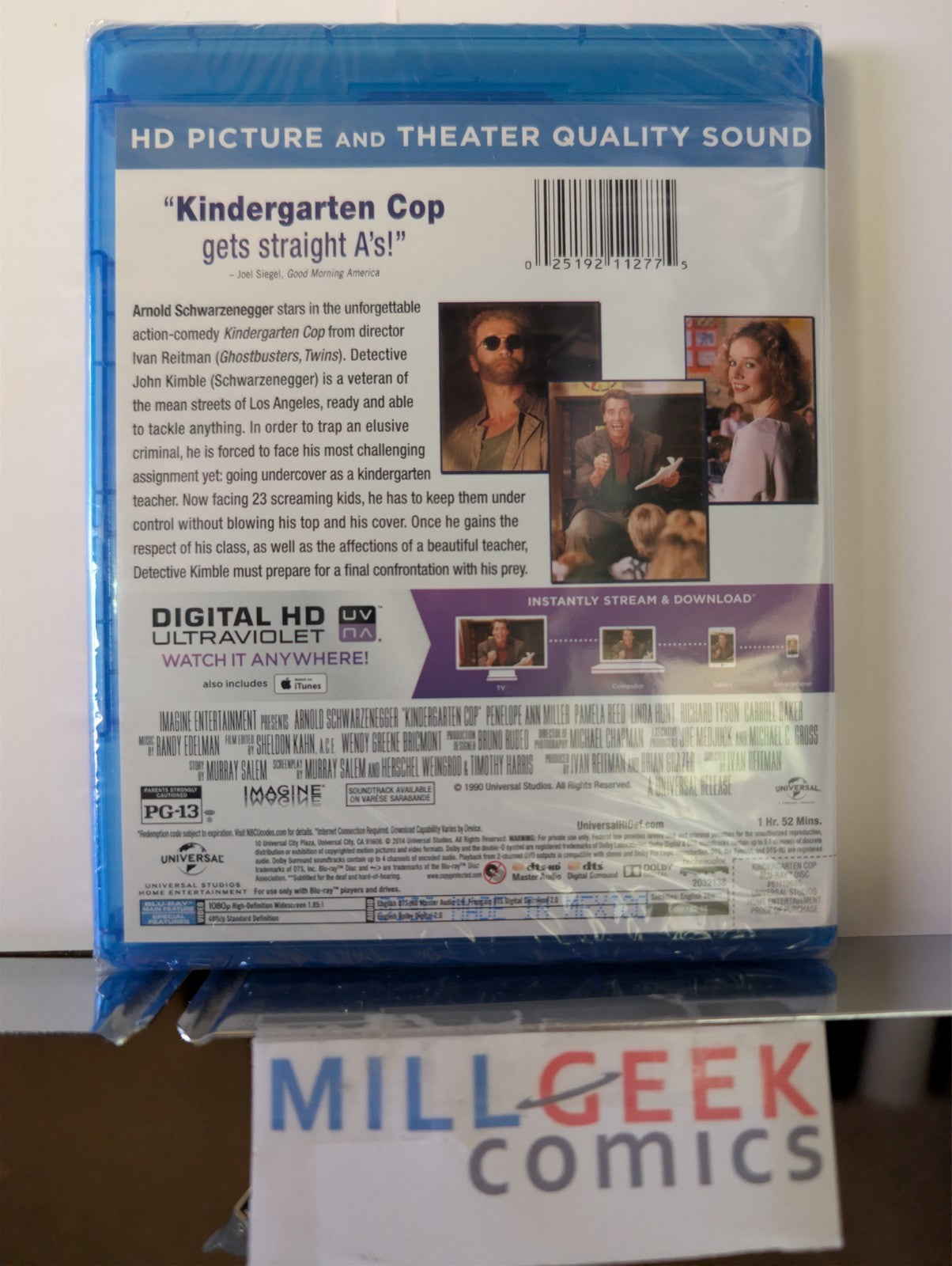 Uncle Buck / Kindergarten Cop, 2 Comedy Movie Set (Blu-ray) -JD