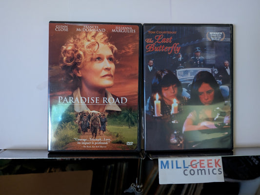 Paradise Road / The Last Butterfly, 2 Movie Set (DVD) Like New -JD