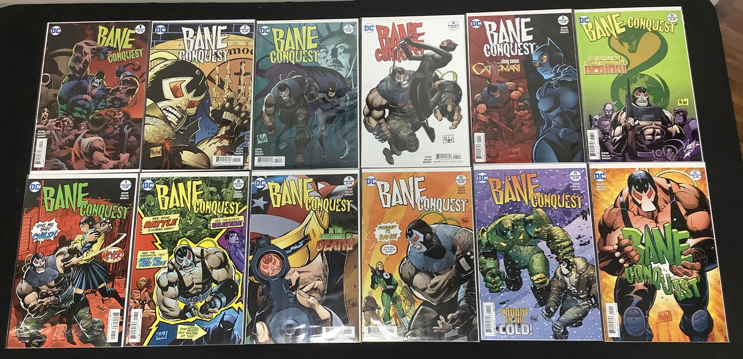 BANE CONQUEST #1-12 Complete Comics Series, DC Comics, Chuck Dixon, 2017