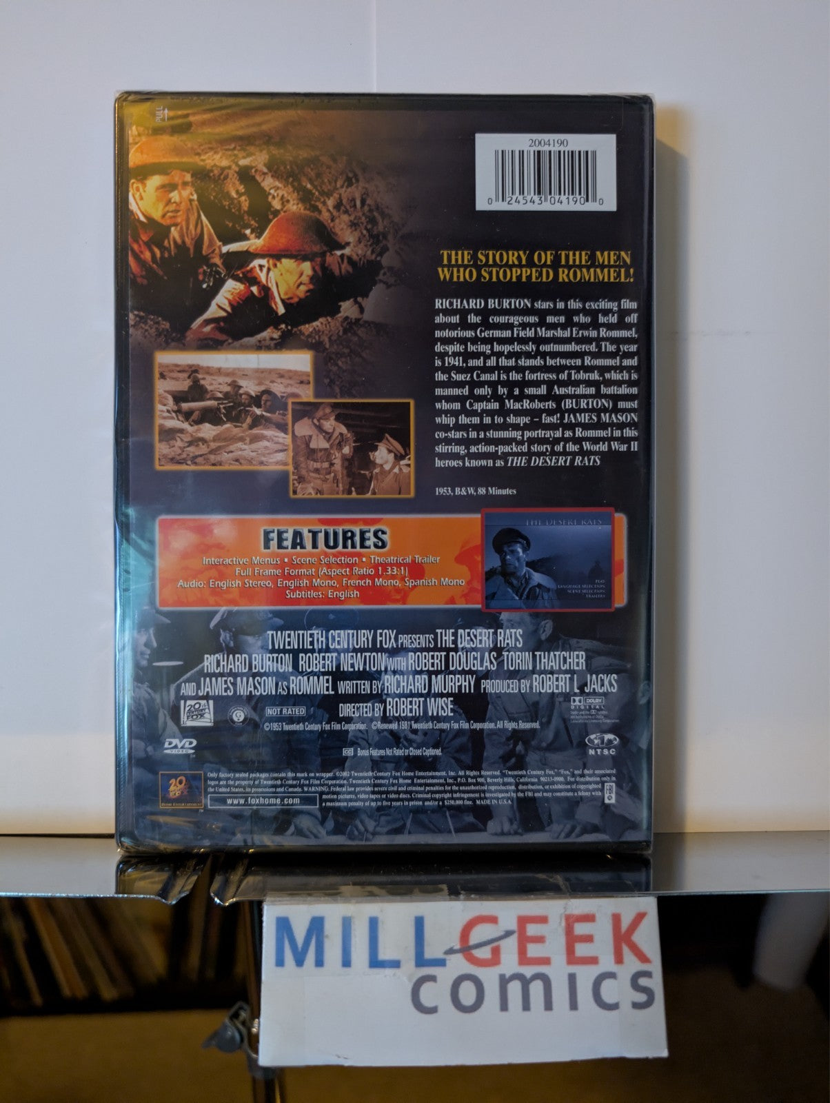 The Desert Rats / Halls of Montezuma, 2 Movie Set (DVD) Brand New-JD
