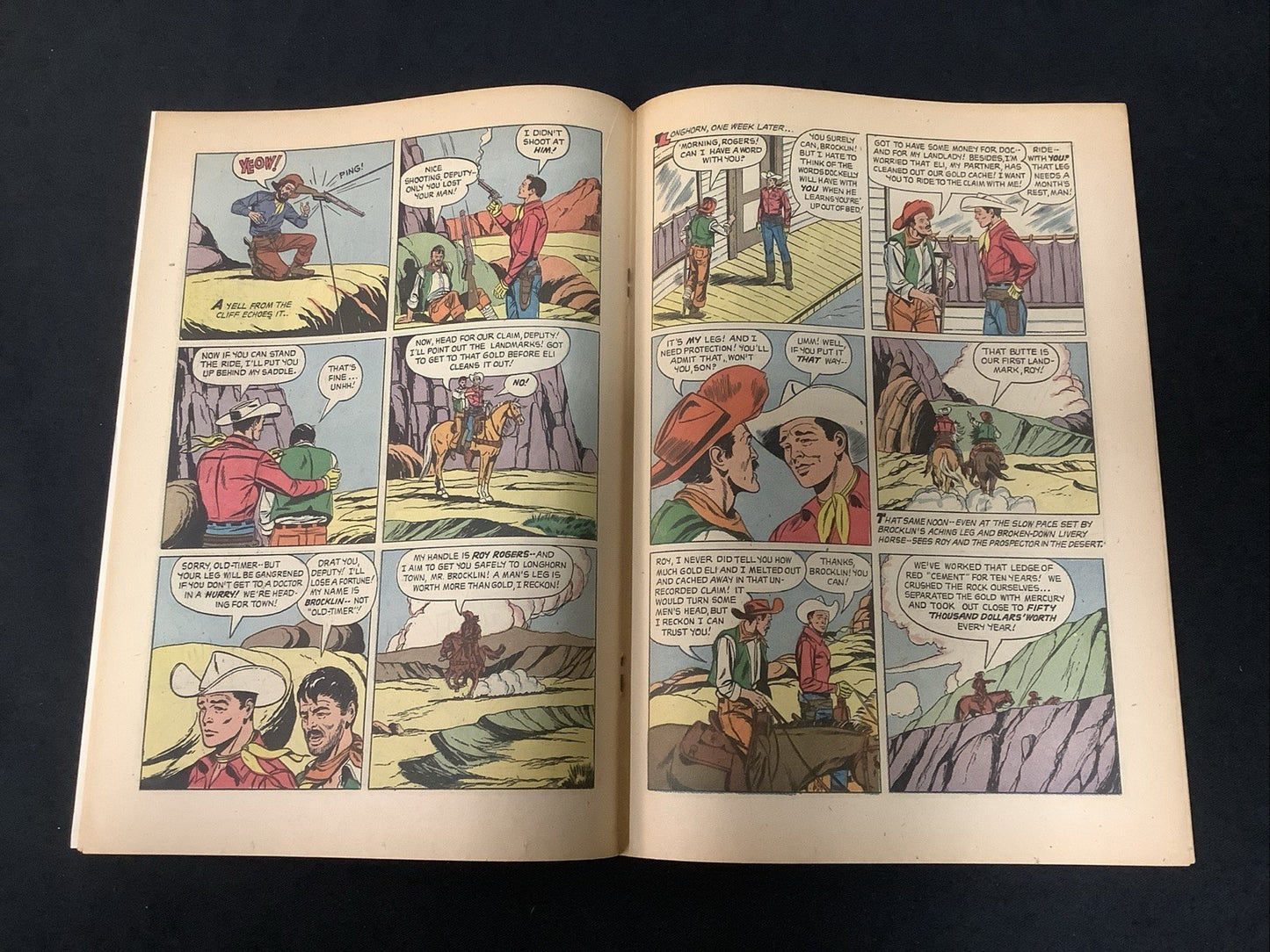 Roy Rogers Comics #88 (Dell Comics April 1955) VF+ (8.5) John Buscema
