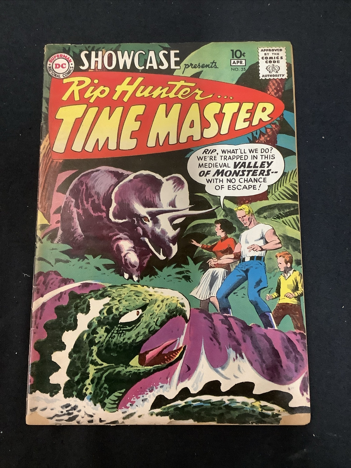 Showcase #25 (1960) F/G (1.5) Henry Baltinoff/Joe Kubert, 3rd Time Masters, Rust