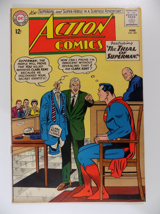 Action #301 DC Comic June 1963 Fine