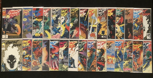 Ghost Rider #1-29 + #15 Gold Variant Comic Lot, Marvel Comics, 1st Midnight Sons
