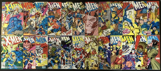 X-Men #1-24 Comic Lot, Marvel Comics, 1st App Omega Red, #1 Cover A, Jim Lee