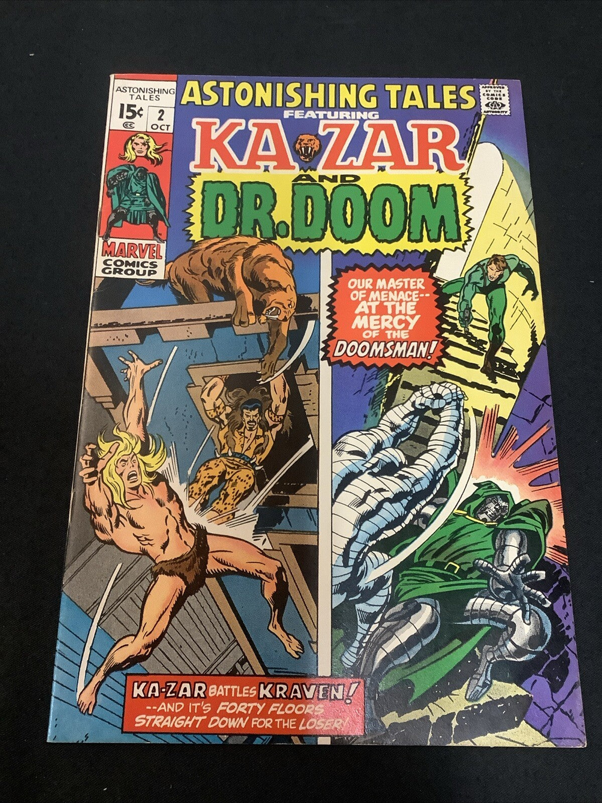 Astonishing Tales #2 (1970 Marvel Comics) VF (8.0) 1st Garokk The Petrified Man