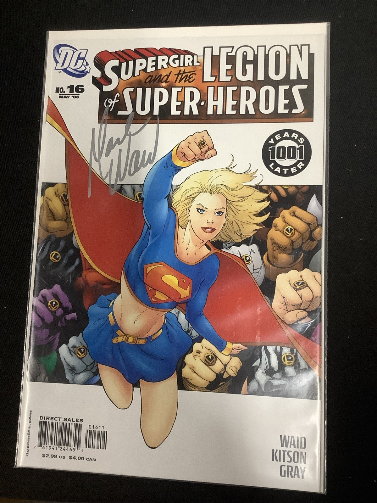 LEGION OF SUPER-HEROES #1-24 Comic Lot, DC Comics, #1  Signed Mark Waid