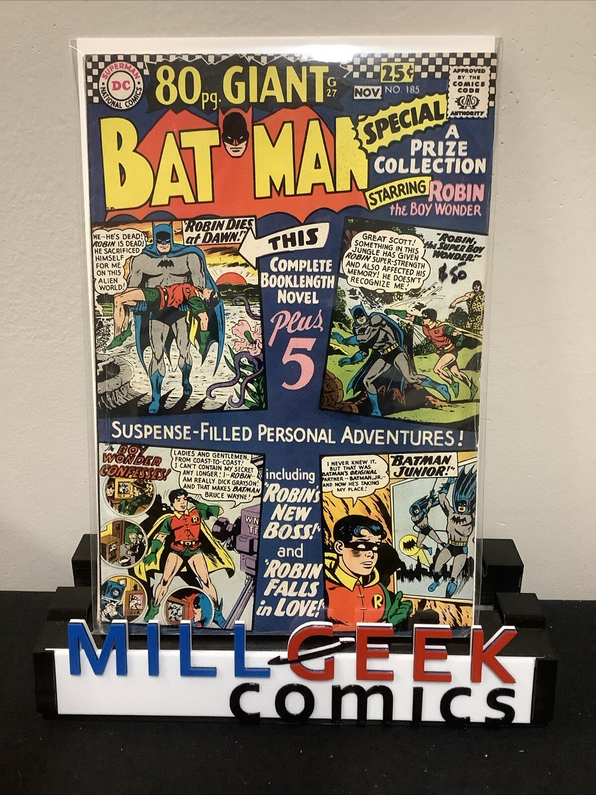 Batman #185 (October 1966) VG (4.0) 80 Page Giant