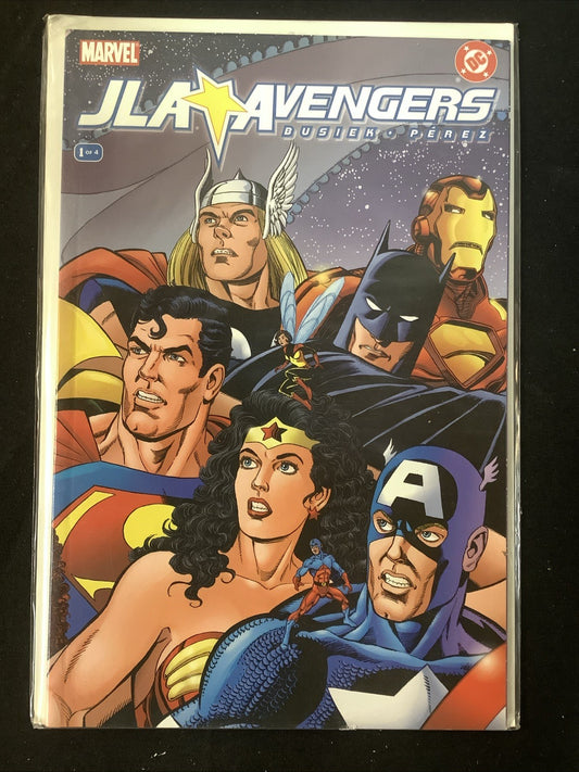 JLA/Avengers #1-4 Complete Comic Set, DC/Marvel, Kurt Busiek/George Perez, 2003