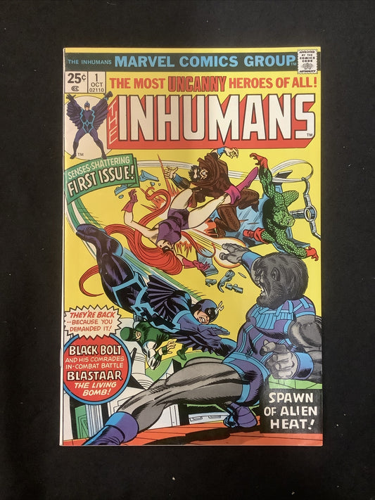 INHUMANS #1 (1975) VF+ (8.5) Doug Moench/George Perez, “Spawn Of Alien Heat”