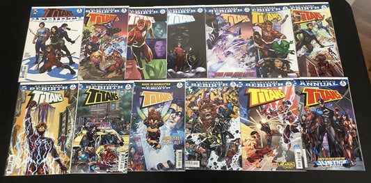 Titans #1-11 + Annual #1 + Rebirth One-Shot Comic Lot, DC, Dan Abnett, 2016