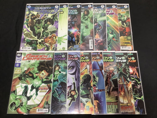 Green Lanterns #29-43 comic lot (DC Rebirth 2016) Simon Baz, Jessica Cruz