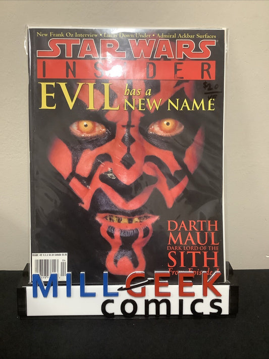 Star Wars Insider Magazine Issue #42 Darth Maul Cover, VF (8.0)