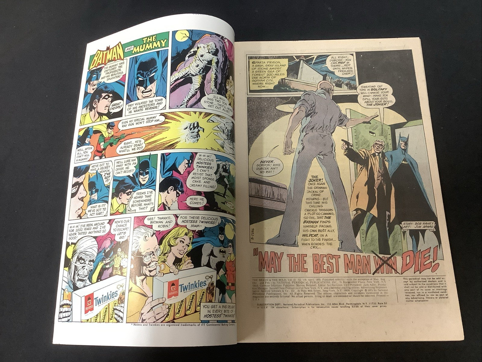 Brave and the Bold #118 (DC Comics April 1975) VF (8.0) Vs Wildcat And Joker