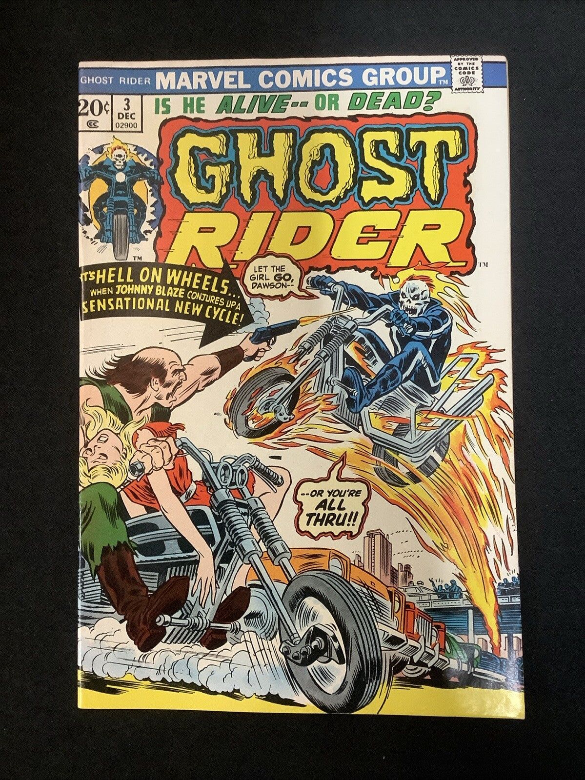 Ghost Rider #3 (Marvel Comics December 1973) VF (8.0) Gary Freidrich/Jim Mooney