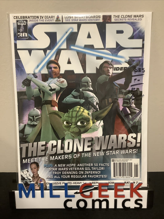 Star Wars Insider Issue #95 (Sep 2007) Clone Wars, F- (5.5) 1st Ashoka Tano