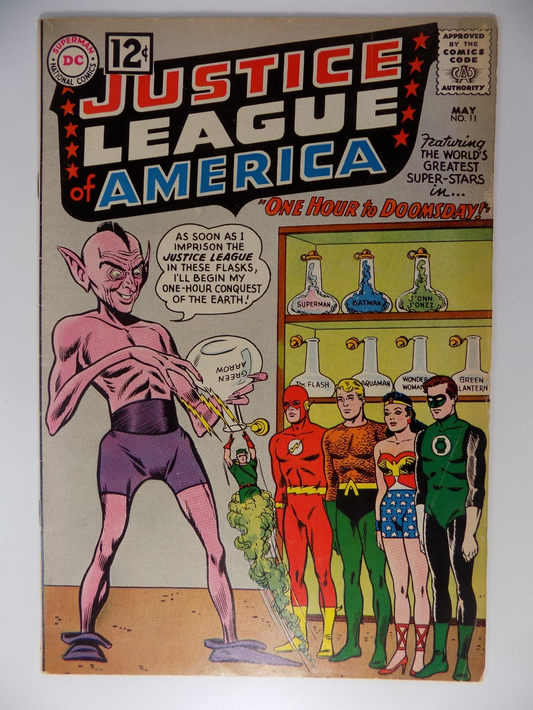 Justice League of America #11 DC Comic May 1962 Fine+