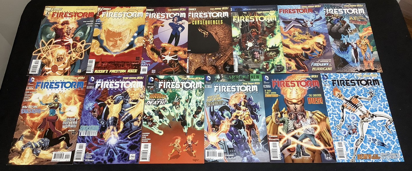 Fury Of Firestorm: The Nuclear Men #3-15 Comic Lot, New 52, Gail Simone, 2011