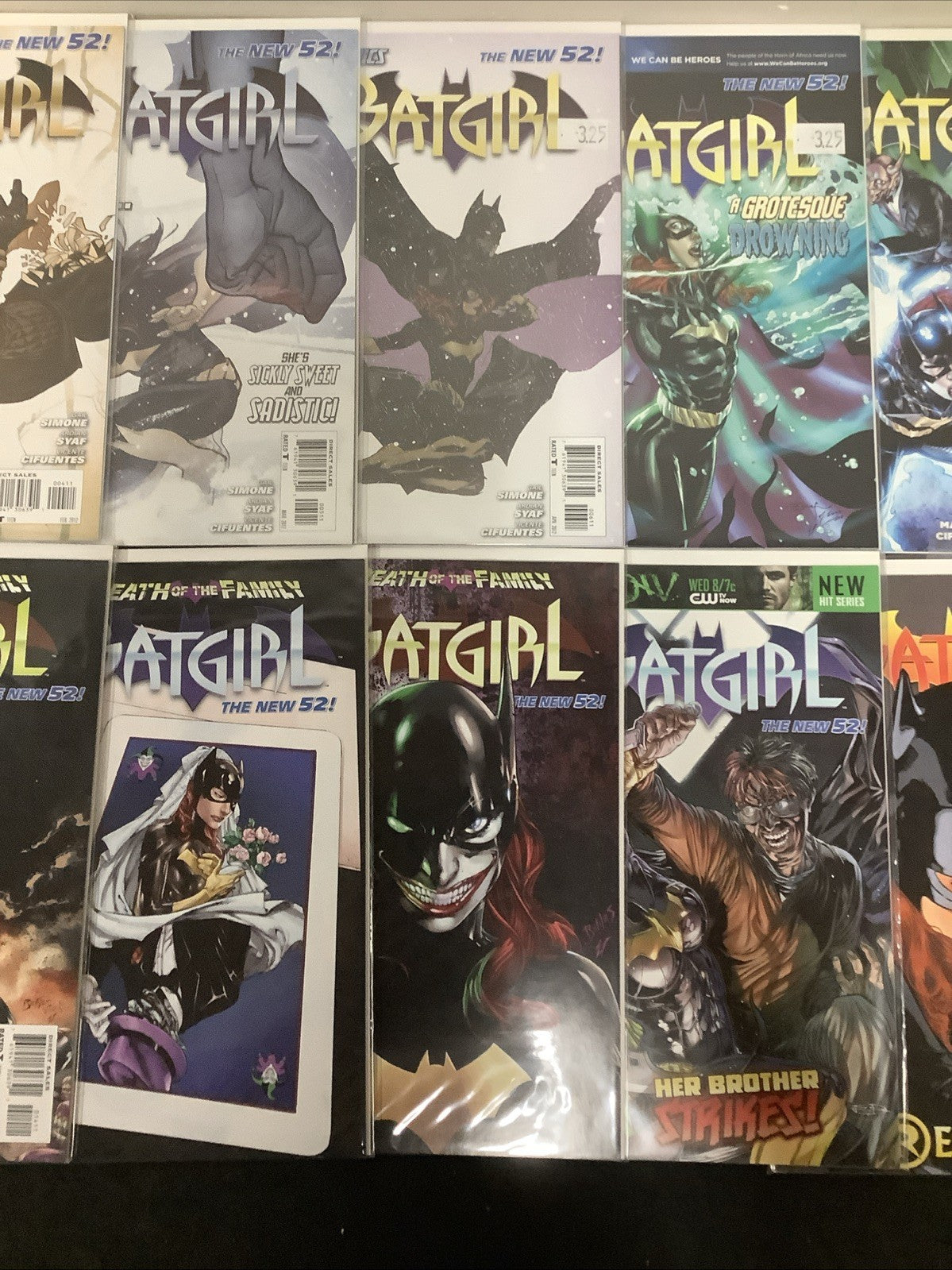 Batgirl #1-20 Comic Lot, DC Comics, Gail Simone, Die-Cut Death Of The Family
