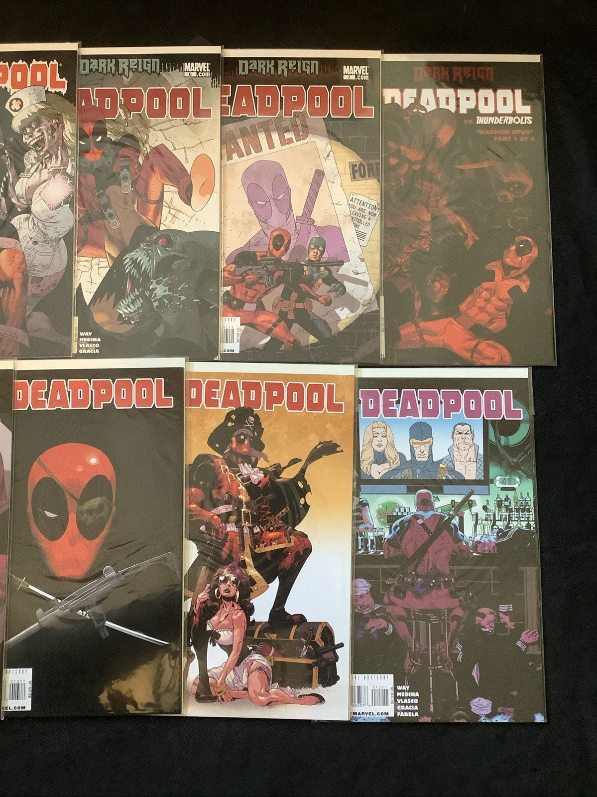 Deadpool #1-15 Comic Lot, Marvel Comics, Daniel Way/Paco Medina, 2008