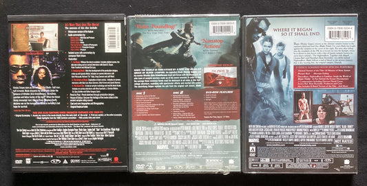 Blade Trilogy DVDs: Blade / Blade II / Blade Trinity-Wesley Snipes, Like New -PS