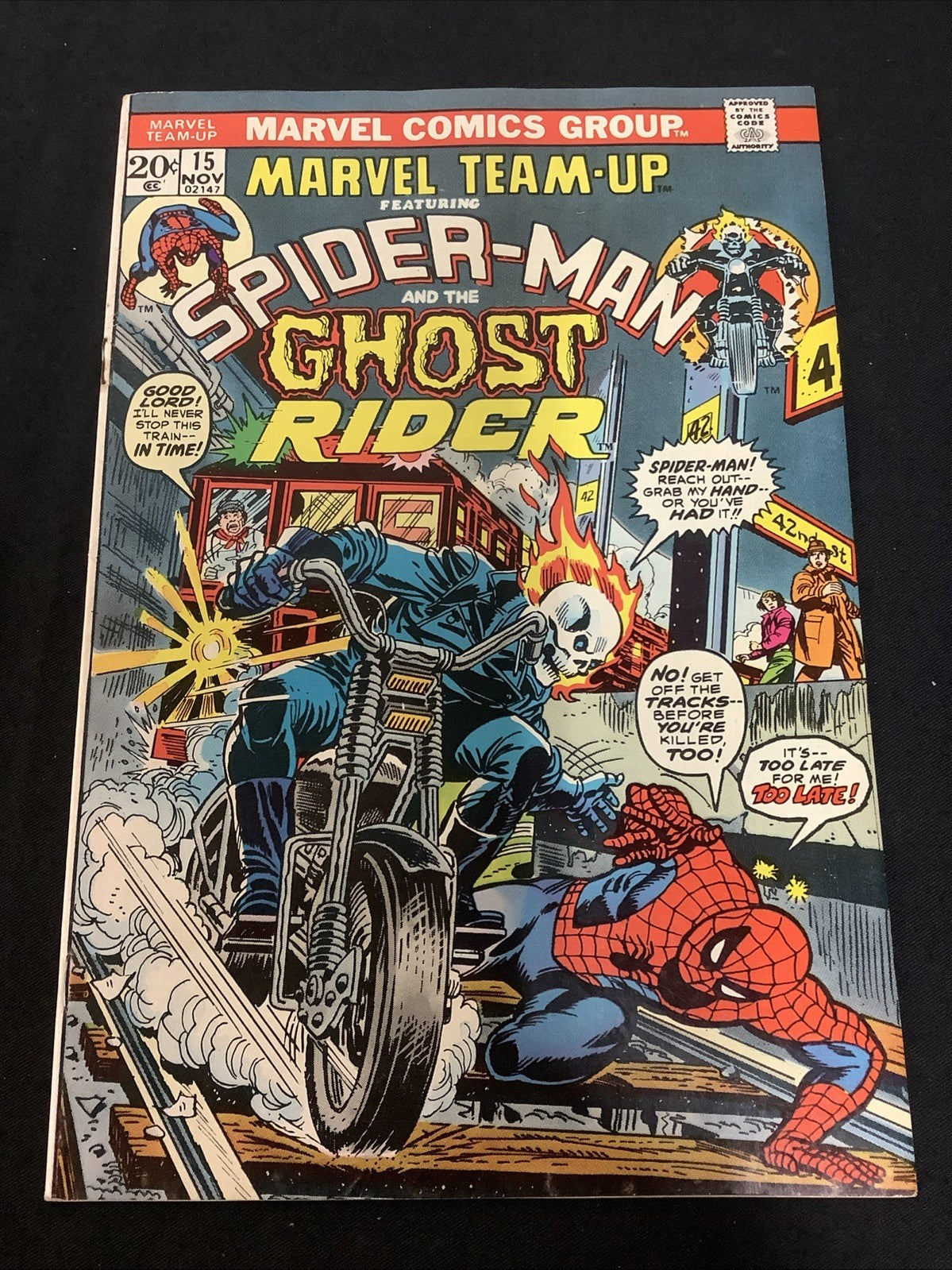 Marvel Team-Up #15 (Marvel 1973) Fine (6.0) Top Staple Rust, 1st App The Orb