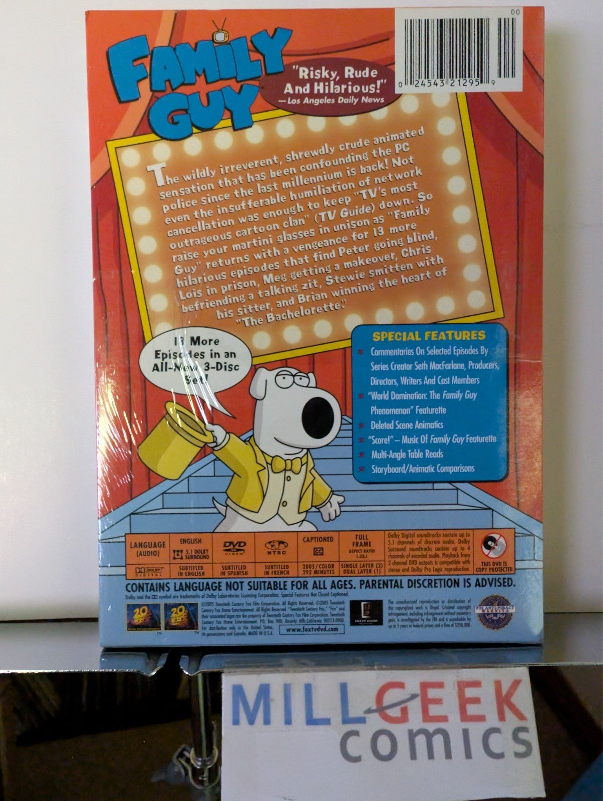 Family Guy Volume One, Volume Two, Volume Three (New) (DVD) -JD