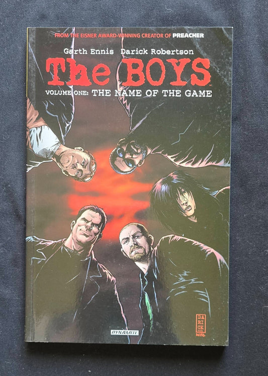 The Boys Vol. 1: The Name Of The Game - Damaged - (SIGNED by Garth Ennis, 2018)