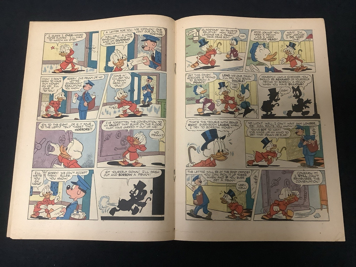 Four Color #586 (Dell Comics September 1954) F+ (6.5) Donald Duck Album
