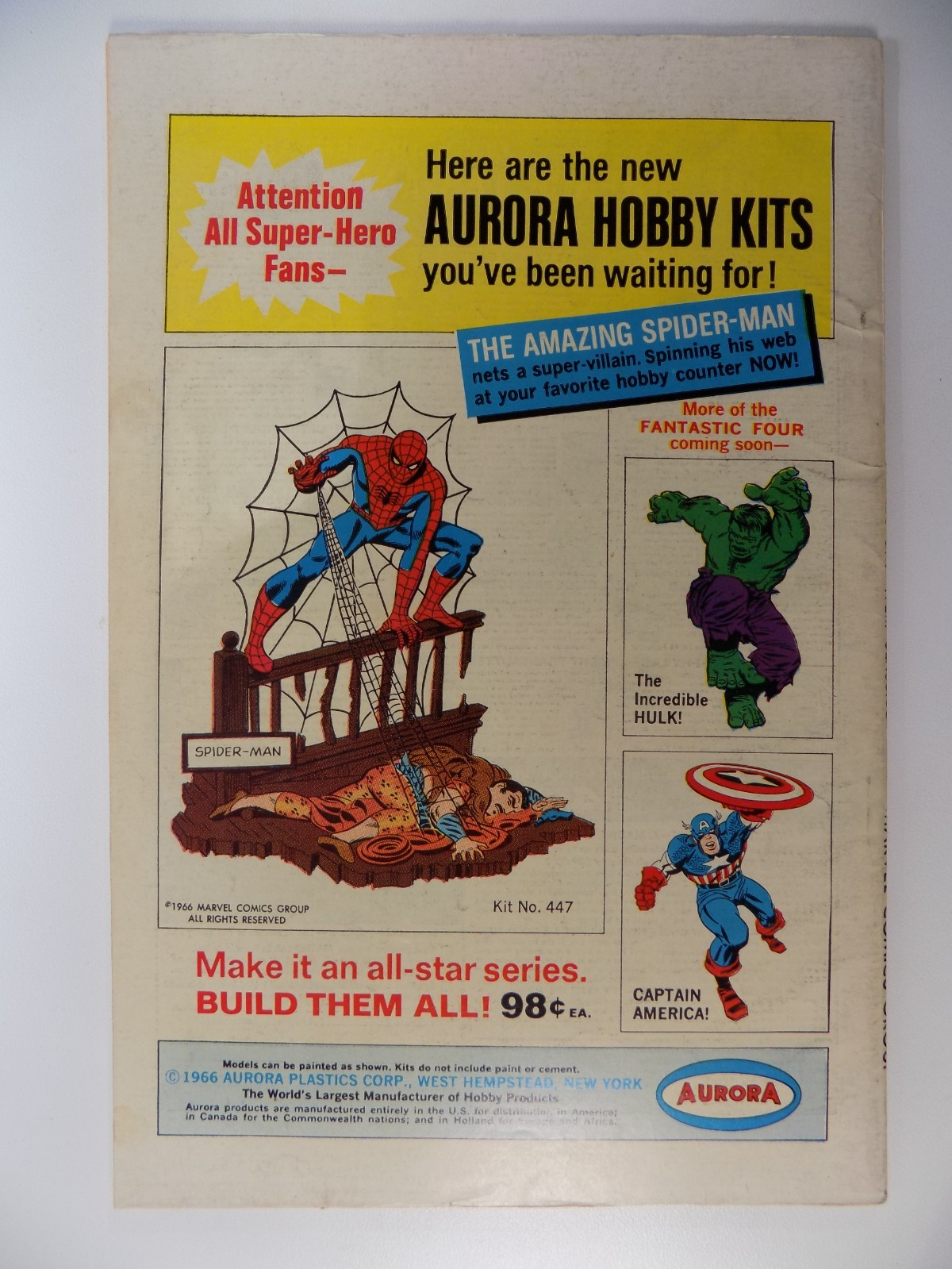 Marvel Collectors' Item Classics #7 Very Fine- February 1967