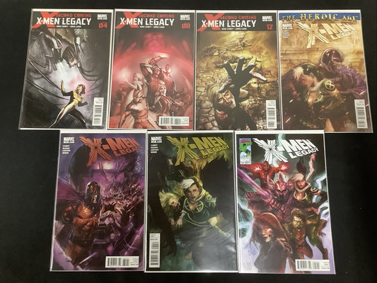 X-Men: Legacy #235-241 Comic Lot, Marvel Comics, Mike Carey/Greg Land, 2010