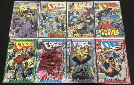 Cage #1-8 Comic Lot, Marvel, Origin Of Luke Cage, 1st App James Lucas, 1992