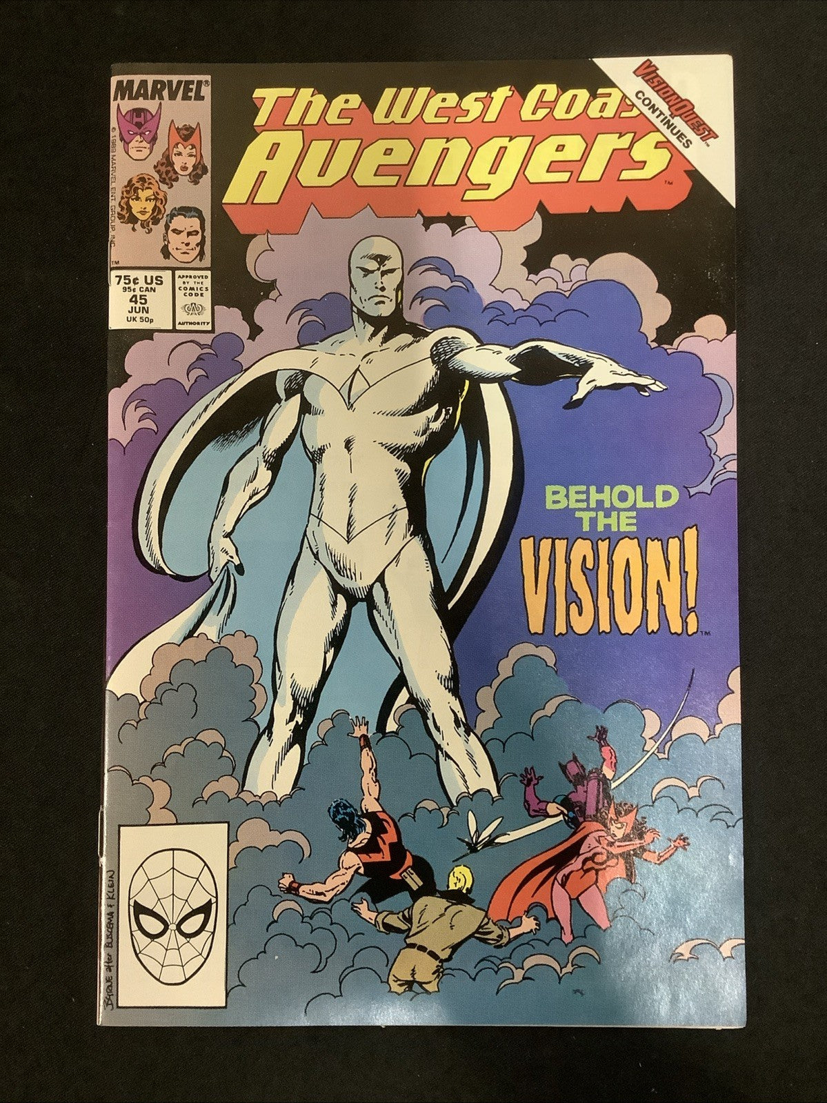 West Coast Avengers #42-65 Comic Lot, Debut Of White Vision, John Byrne, 1985