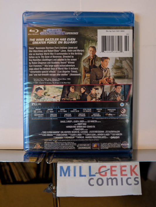 Force 10 from Navarone, Harrison Ford (Blu-Ray) Brand New-JD