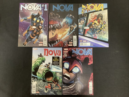 Nova #1-5 Comic Lot, Marvel Comics, Sean Ryan/Corey Smith/Humberto Ramos