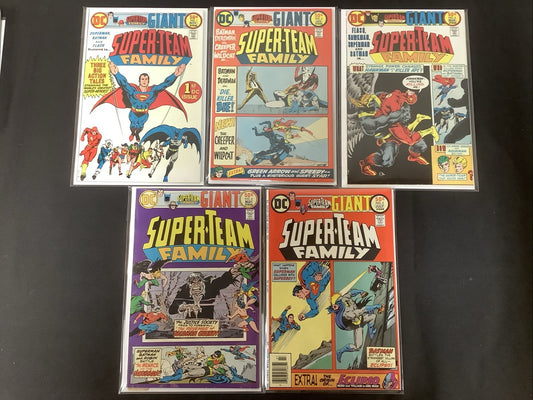Super-Team Family #1-5 Comic Lot, DC Comics, Neal Adams, High Grade Lot