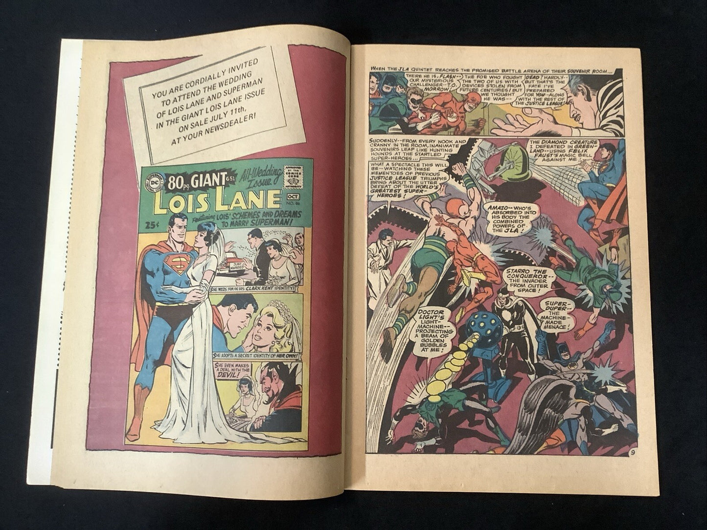 Justice League of America #65 (DC Comics September 1968) VF- (7.5) Cream Pages