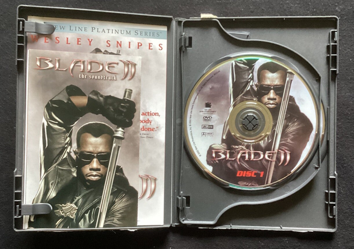 Blade Trilogy DVDs: Blade / Blade II / Blade Trinity-Wesley Snipes, Like New -PS