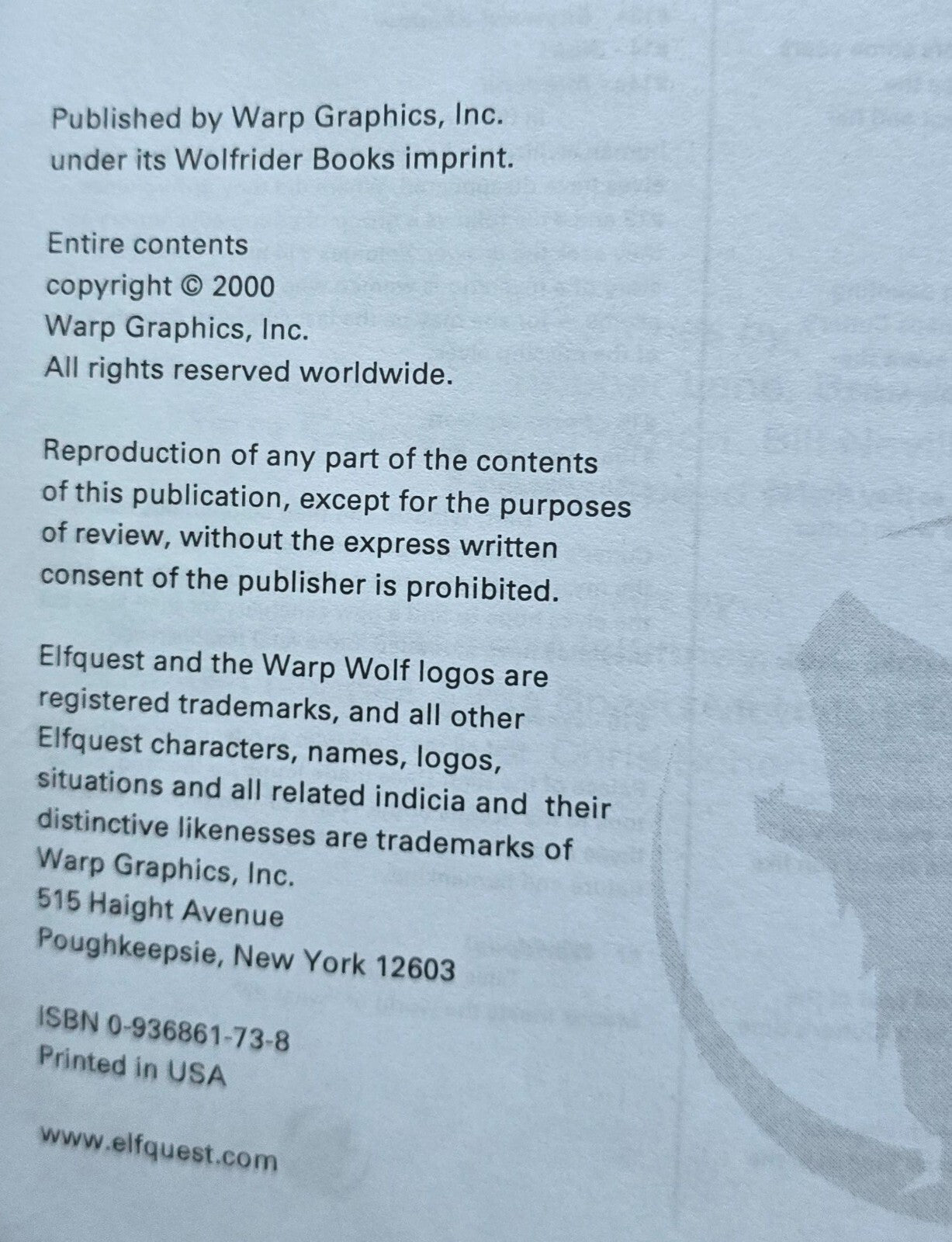 ElfQuest: Reader's Collection Book ?, Worldpool (2000)