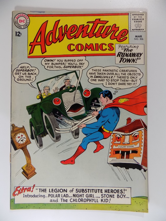 Adventure Comics #306 DC Comic March 1963 Fine/Very Fine