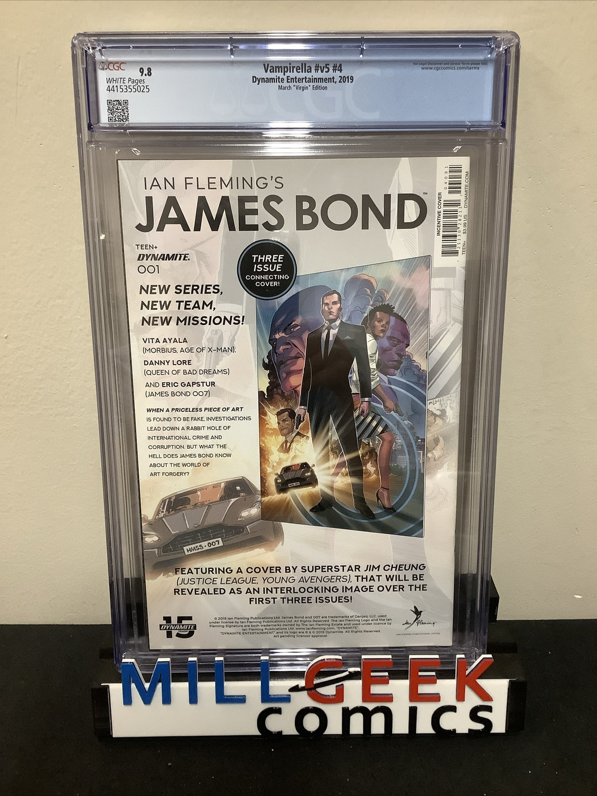 VAMPIRELLA #v5 #4 (2019) CGC Graded 9.8, 1:40 Guillem March “Virgin” Variant