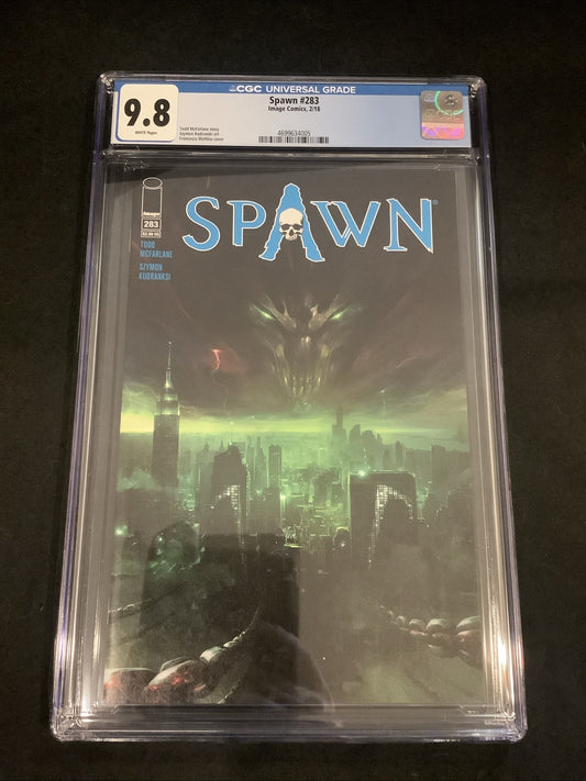 Spawn #283 (Image Comics) CGC Graded 9.8 (NM/M) White Pages, Todd McFarlane