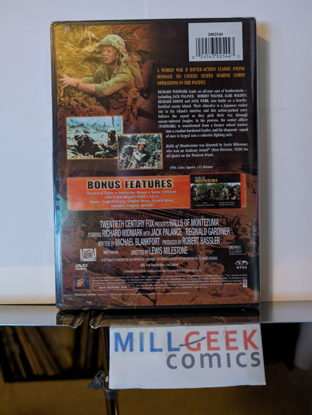 The Desert Rats / Halls of Montezuma, 2 Movie Set (DVD) Brand New-JD