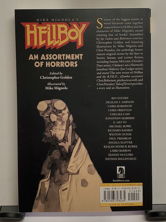 Hellboy: An Assortment of Horrors Illustrated Prose Anthology Dark Horse Books
